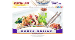 Desktop Screenshot of chinahutrestaurant.com